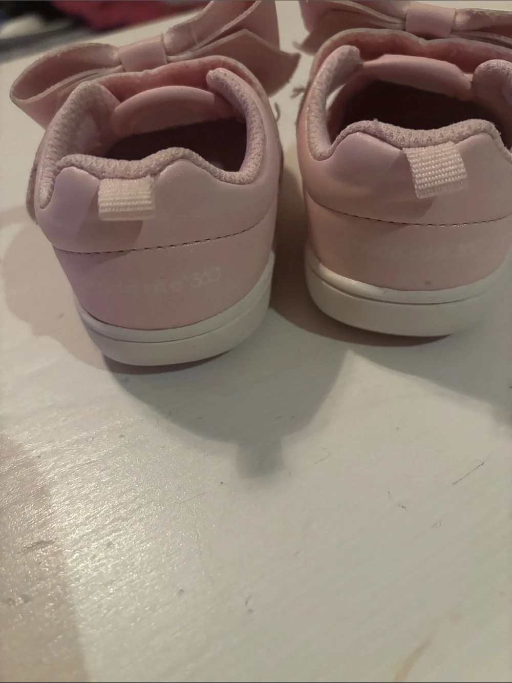 Stride Rite Kamila Mary Jane Pink Bow Slip-On Baby Shoes